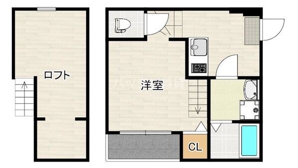 ハーモニーテラス和白Xの物件間取画像